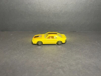 Vintage Yatming #1028 Yellow Diecast Mustang Pace Model Car Toy 1/64 - Image 1 of 4