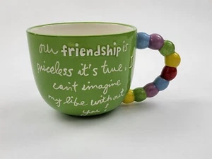 Taza de cerámica taza de café Sandra magamen sopa de amistad maceta verde - Imagen 1 de 4