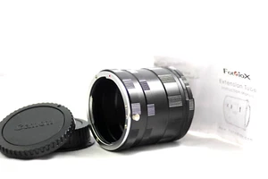 JUEGO DE TUBOS DE EXTENSIÓN DE 5 PIEZAS CANON EOS MONTAJE DE CÁMARA FOTODIOX CON TAPAS/INSTR (COMO NUEVO) - Imagen 1 de 3