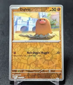Diglett Common Reverse Holo Fighting Obsidian Flames Pokemon TCG Card 103/197 - Picture 1 of 2