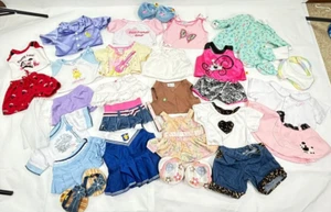Build A Bear Workshop  Lot Girl Clothes Denim Skirts Shirts Dress Clothing Shoes - Picture 1 of 23