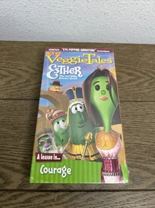 NEW VeggieTales Esther The Girl Who Became Queen Lesson in Courage VHS 2000 - Picture 1 of 4