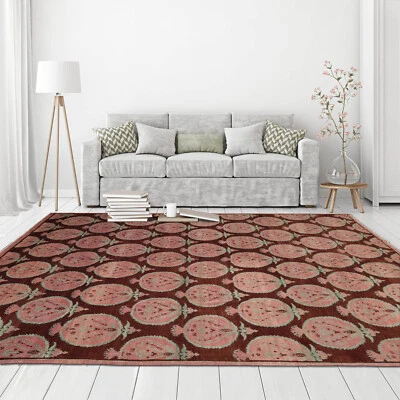 Michaelian & Kohlberg Hand Knotted 100% Wool Tibetan Area Rug Brown Multi Size - Image 1 of 4