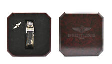 Breitling Boîte bakélite pour montre + pin's+ bracelet boucle déployante 