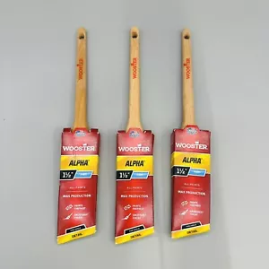 3-Wooster 4230, 1,5 Zoll Alpha Winkel Flügel Pinsel, Detail, fest - Bild 1 von 2