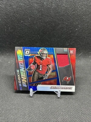 2021 Donruss Optic JAELON DARDEN #RPH-34 Rookie Phenoms BLUE HYPER PRIZM Patch - Image 1 of 4