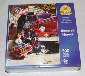 Nuevo Puzzle Obras Maestras Héroes Honrados 500 piezas. Septiembre 2001-2011, 10 Aniversario - Imagen 1 de 2