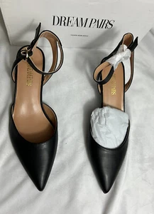 DREAM PAIRS Low Heels for Women Wedding Dress Closed Toe Pump Shoes 8.5-box wear - Picture 1 of 6