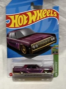 2020 Hot Wheels 64 Lincoln Continental Purple 5/5 246/250 Brand New EX. CON.NICE - Picture 1 of 4
