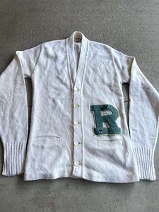 Vintage 60's Pasadena Sporting Goods Varsity Cardigan Sweater - Picture 1 of 4