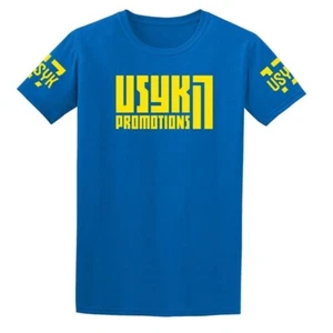 Oleksandr Usyk Royal Blue T-Shirt Sizes S M L XL 2XL  - Picture 1 of 8