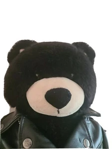 Build-a-Bear Harley Davidson Plush Bear w/ Leather Jacket 16” - Picture 1 of 7