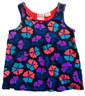 ROXY Toddler Girls Overlay Tank Top Sleeveless Shirt Size 3T Leaf Clover