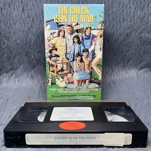 The Check Is In The Mail VHS 1986 Tape Brian Dennehy Anne Archer Media Comedy - Picture 1 of 8