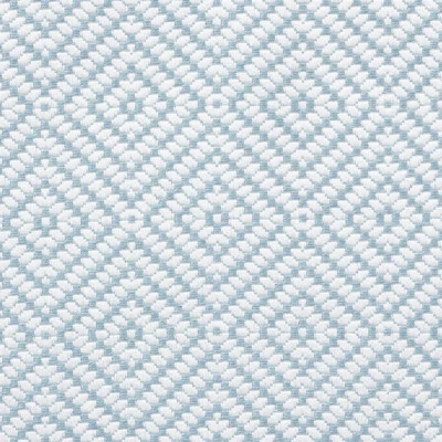Tela de tapicería Schumacher tejido diamante geométrico - Montana / Cielo 2 yardas 76472 Foto 1 de 3