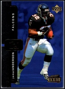 1999 UD Upper Deck Super Bowl XXXIII #1 Jamal Anderson - FREE SHIPPING! - Picture 1 of 2