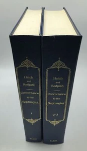 A Concordance to the Septuagint: Hatch and Redpath 2 Volume Set Hardcover 1987 - Picture 1 of 3