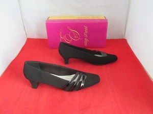 EASY STREET Entice Squared toe Pump - Black - US Size 9 1/2 - #698 - Picture 1 of 15