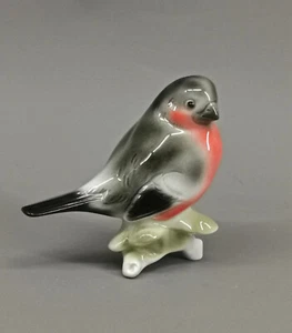 9924196-d Porcelain Figurine Bird Gimpel Hand Painted Wagner & Apel - Picture 1 of 4