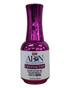 AEON CRYSTAL TOP Non-Cleanse UV / LED Gel Top 15ml FREEPOST AUS Chrome base - Picture 1 of 1