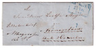 Altdeutschland Hannover Markenloser Brief mit R3 Hannover & K2 Aerzen blau 1860