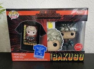 Funko Pop! My Hero Academia Katsuki Bakugo and T-Shirt XL GameStop Exclusive - Picture 1 of 4