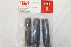 Porter Cable 771002203 1" x 4-1/2" Drum Spindle Sanding Sleeve - 220 Grit 3 Pak - Picture 1 of 1