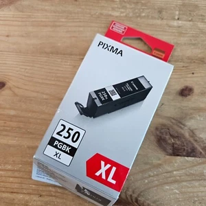 Genuine Canon 250 PGBK XL Black Pixma Ink Cartridge OEM PGI-250XL - Photo 1/2