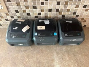 LOT OF 3 Zebra GX420D Direct Thermal Label Printer FOR PARTS - Picture 1 of 11