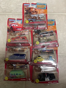 Disney Pixars Cars Radiator Springs Keychain Lot of 7 Sheriff, Doc Hudson 2021 - Picture 1 of 4