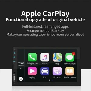 Car 7"2Din High-definition Radio MP5 Player USB Bluetooth Music Dash Kit Carplay - Picture 1 of 12