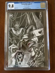 Batman Who Laughs 1 Joker Sketch CGC 9.8 - Mico Suayan Sketch Covent - Picture 1 of 2