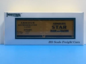 HO Scale “Armour Ham & Bacon" Refrigerator Line 37160 Train / Industrial Rail #9 - Picture 1 of 12