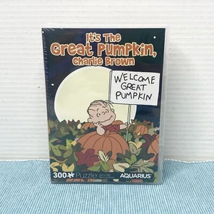 Aquarius It's The Great Pumpkin Charlie Brown 300 piece Puzzle- New Sealed - Picture 1 of 2