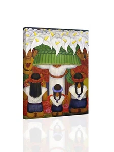 Diego Rivera Flower Festival Feast of Santa Anita - CANVAS OR PRINT WALL ART - Picture 1 of 2
