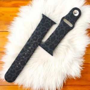 Silicone Apple Watch Band 38mm 40mm Leopard - Zdjęcie 1 z 4