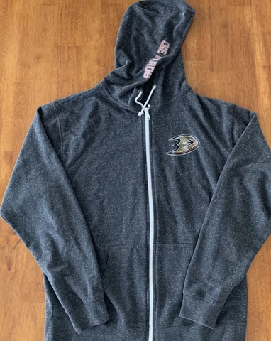 Anaheim Ducks Die Hards XL Zip Up Hoody Cover