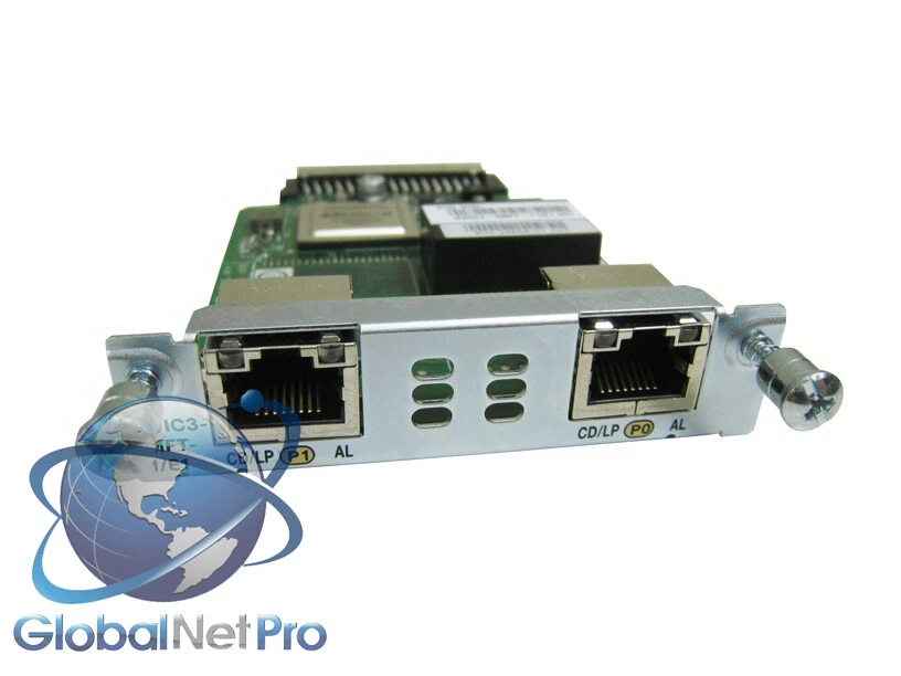 CISCO VWIC3-2MFT-T1/E​1 - 2-Port 3rd Gen Multiflex Trunk - LIFETIME WARRANTY - Image 1 of 1
