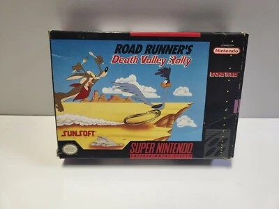 Road Runner's Death Valley Rally (Super Nintendo, 1992) Complete TESTED - Image 1 of 4