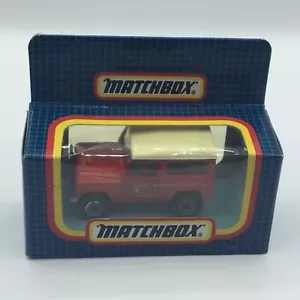 Matchbox 1-75 MB-16 Land Rover 90 Red MIB - Picture 1 of 5