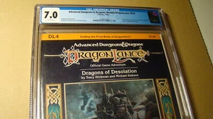 MODULE DL4 DRAGONS OF DESOLATION *CGC 7.0 WHITE* DUNGEONS DRAGONS - Picture 1 of 3