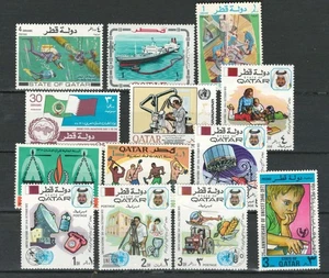 QATAR MIDDLE EAST SELECTION MH COMMEMORATIVE STAMPS LOT (KATAR 813) - Picture 1 of 1