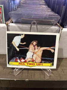 1985 Topps Andre The Giant Card #27 WWF Wrestling All Tied Up! Big John Studd EX - Picture 1 of 6