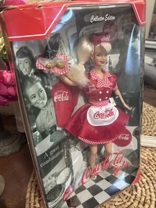 Coca-Cola Barbie Bambola Edizione Collezione NOS Vintage Mattel - Foto 1 di 16