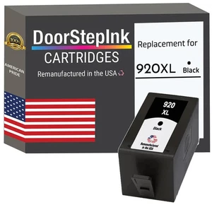 Cartuchos de tinta compatibles DoorStepInk para HP 920XL negro-EE. UU. - Imagen 1 de 5