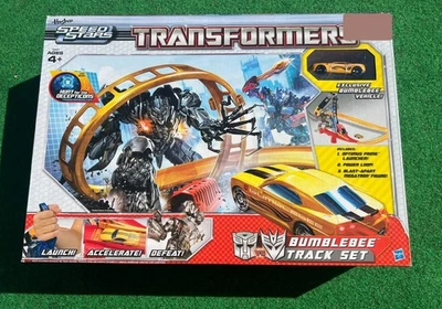 Transformers Speed Stars Bumblebee Track Set 2010 Hasbro Optimus Prime NEW  - Image 1 of 3