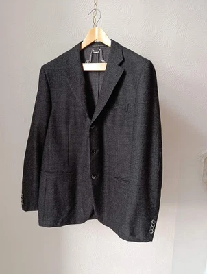 CHAQUETA DE LANA PARA HOMBRE HECHA DE MATERIAL LORO PIANA ZELANDER HECHA A MANO Foto 1 de 4