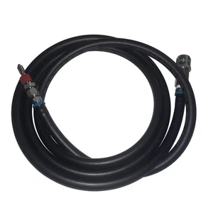 Swagelok Industrial Hose Quick Connect Couplers 3/8 in Black Flexible Assembly - Picture 1 of 7