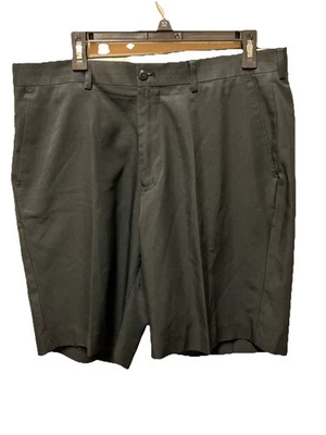 Pantalones cortos de golf Alan River para hombre rendimiento sin absorción de hierro negros talla 35 plisados Foto 1 de 4