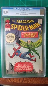 Amazing Spider-Man #7 CGC 8.0 VF 2nd Appearance Vulture - Picture 1 of 2
